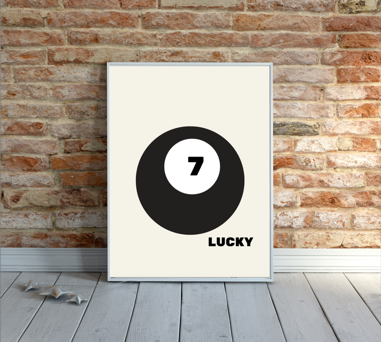 'Lucky 7' Poster print